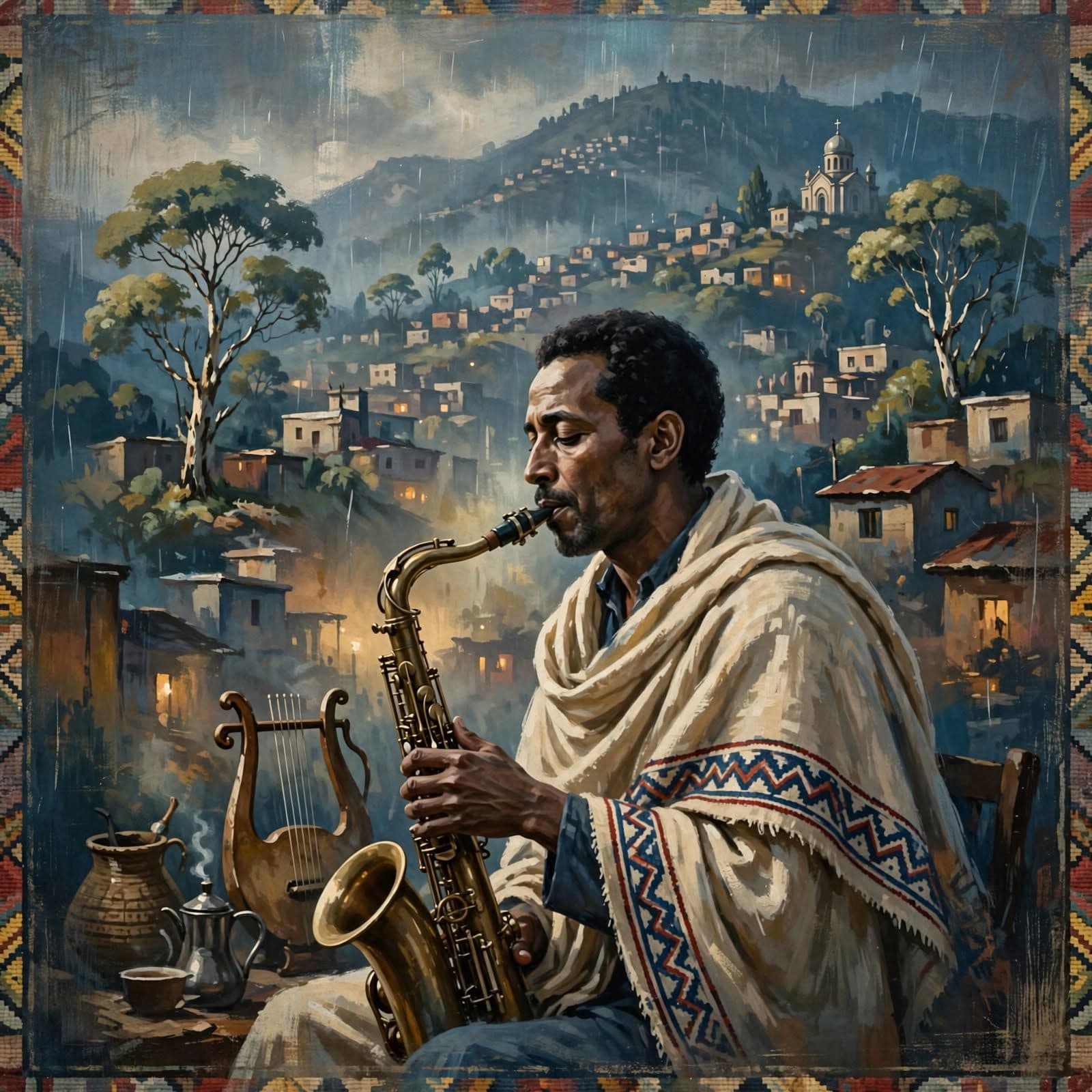 Ethiopian Tizita Blues Vintage Ethio-Jazz Club Music