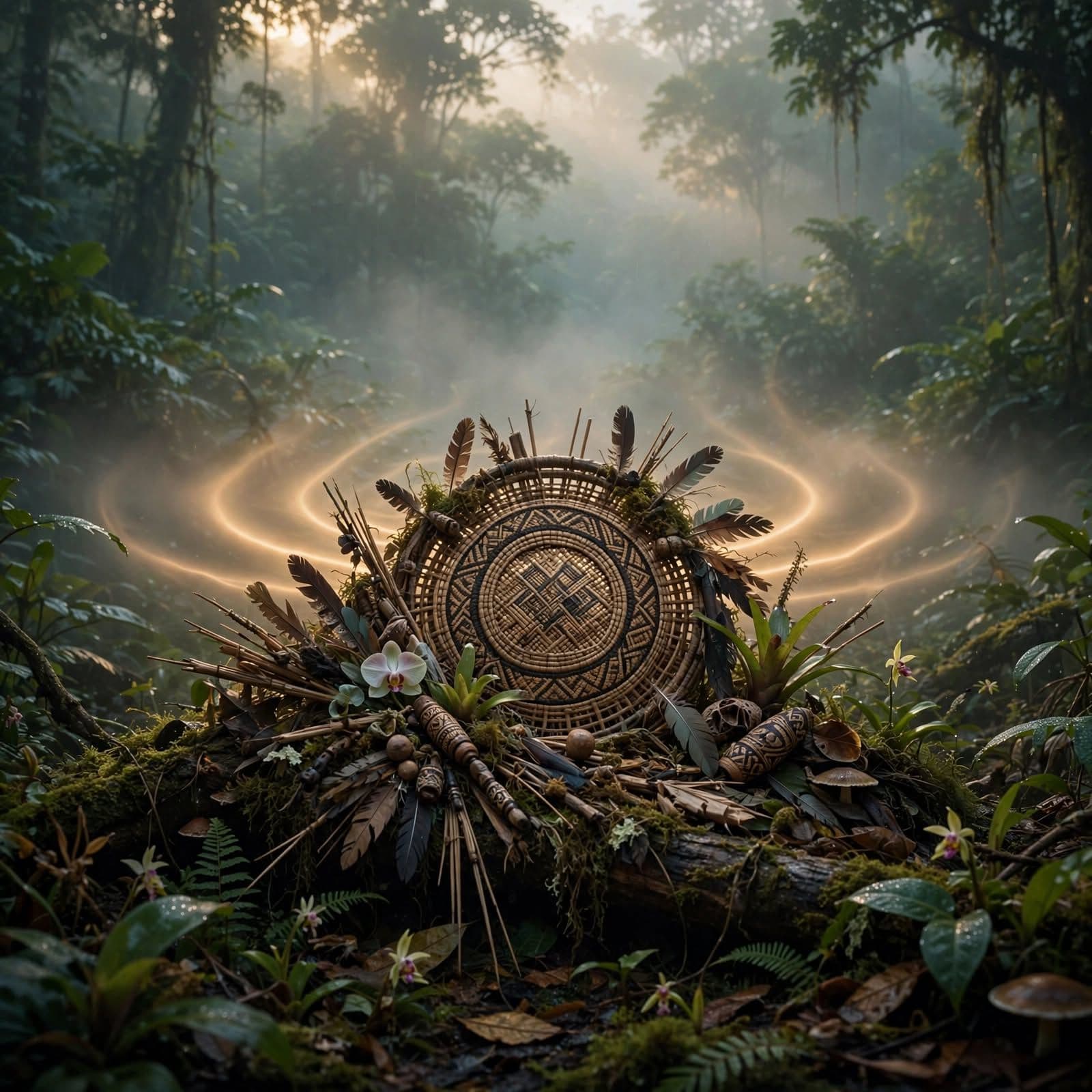 Tribal Dawn Pulse Amazon Ambient Music