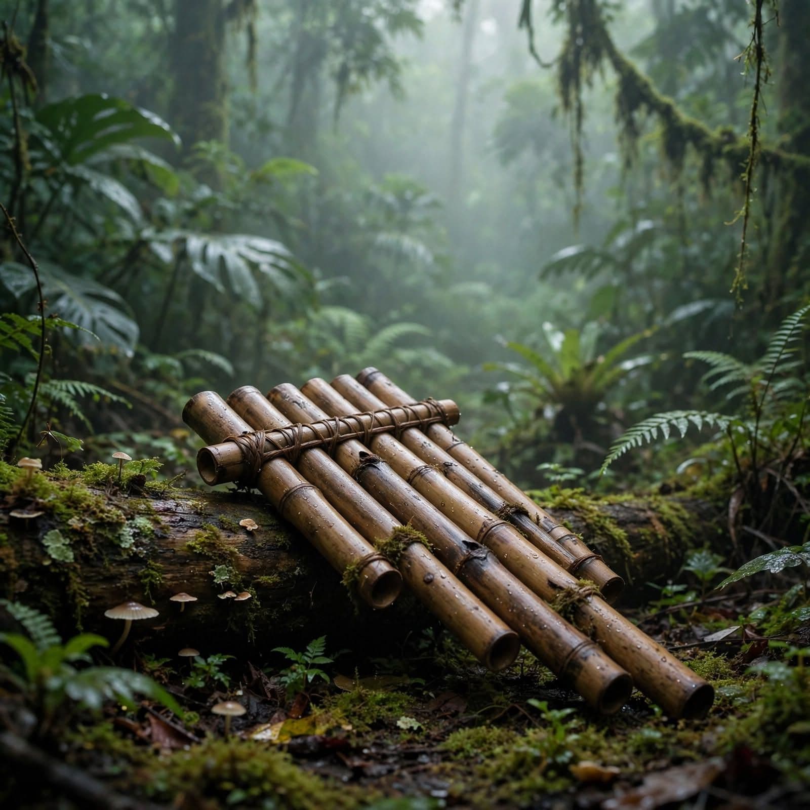 Panpipe in the Mist Amazon Ambient Music