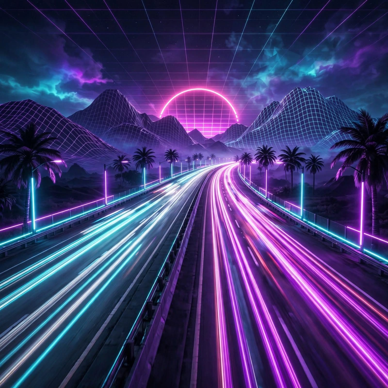 Freeway Synthwave Music