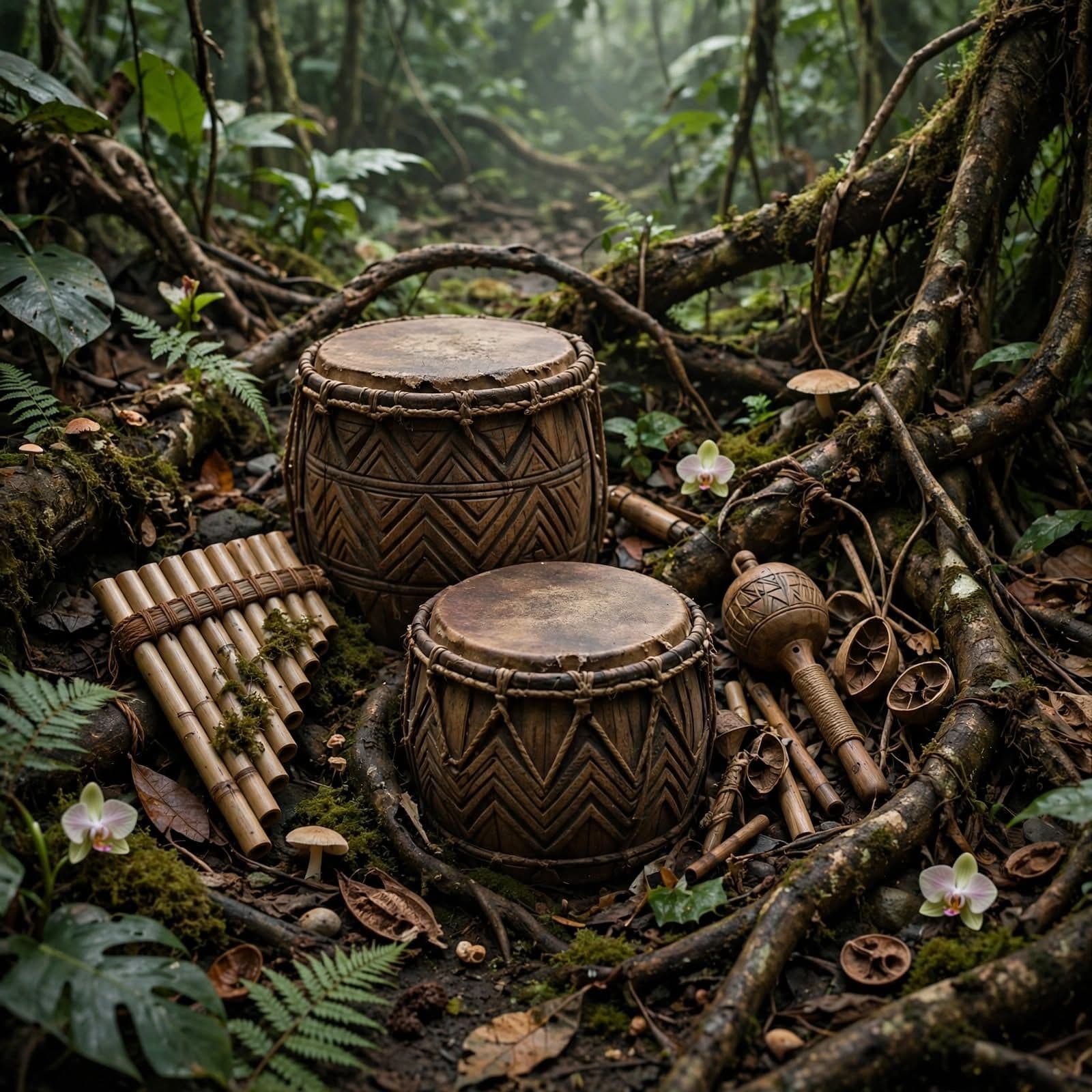 Amazonian Roots Nature Tribal Music