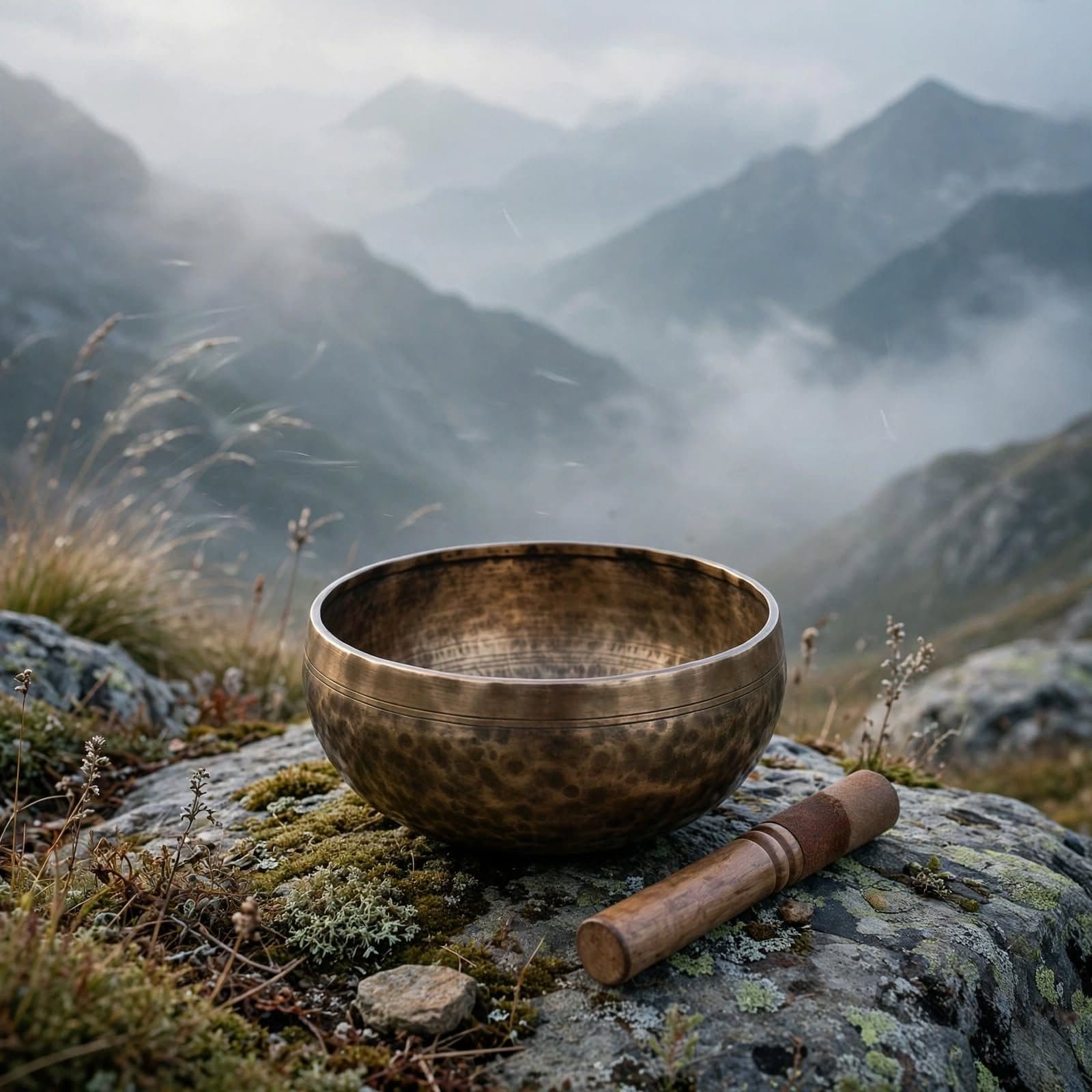 Tibetan Meditation Take 3 Singing Bowl and Mountain Wind