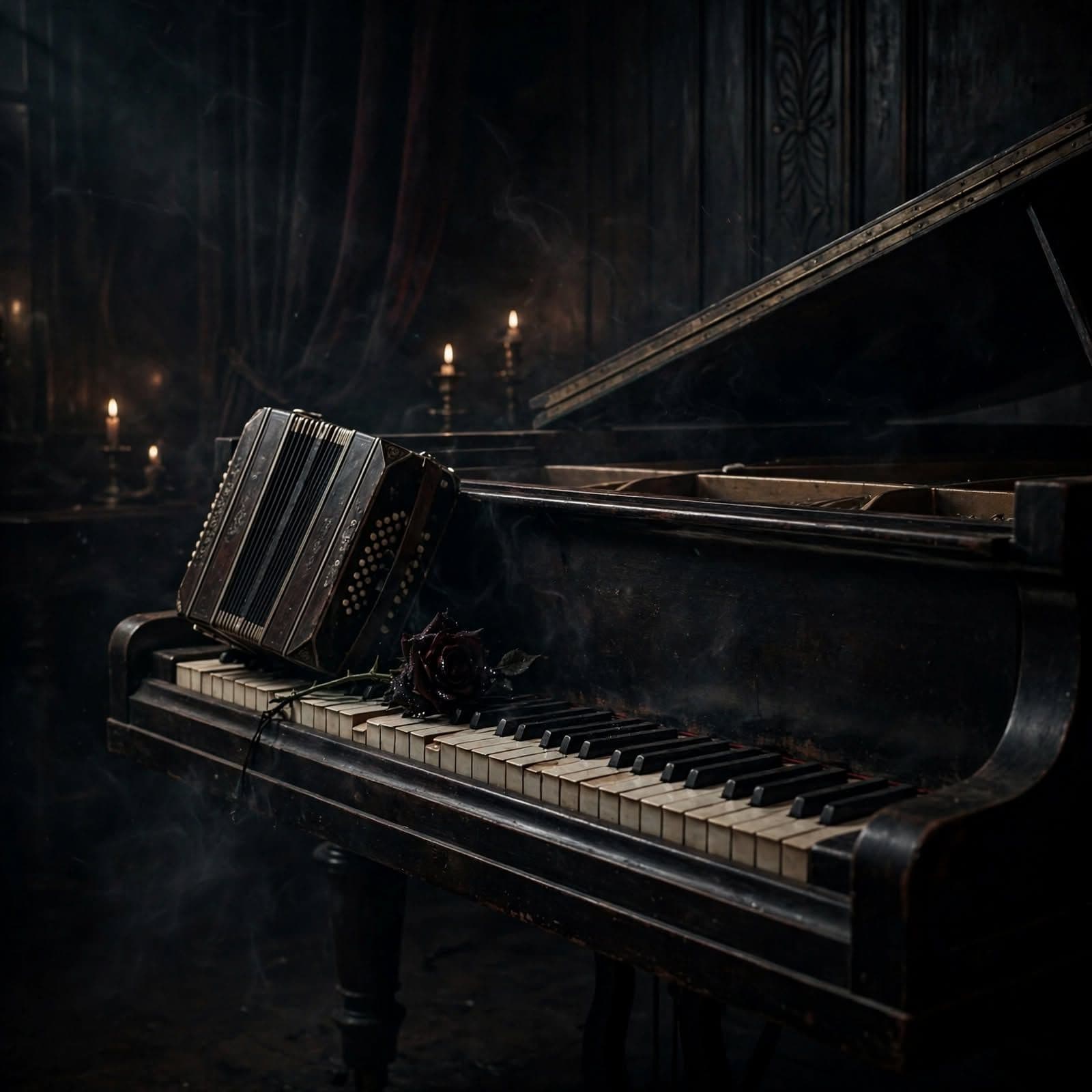 Tango Oscuro Dark Argentine Instrumental with Dramatic Piano and Bandoneon