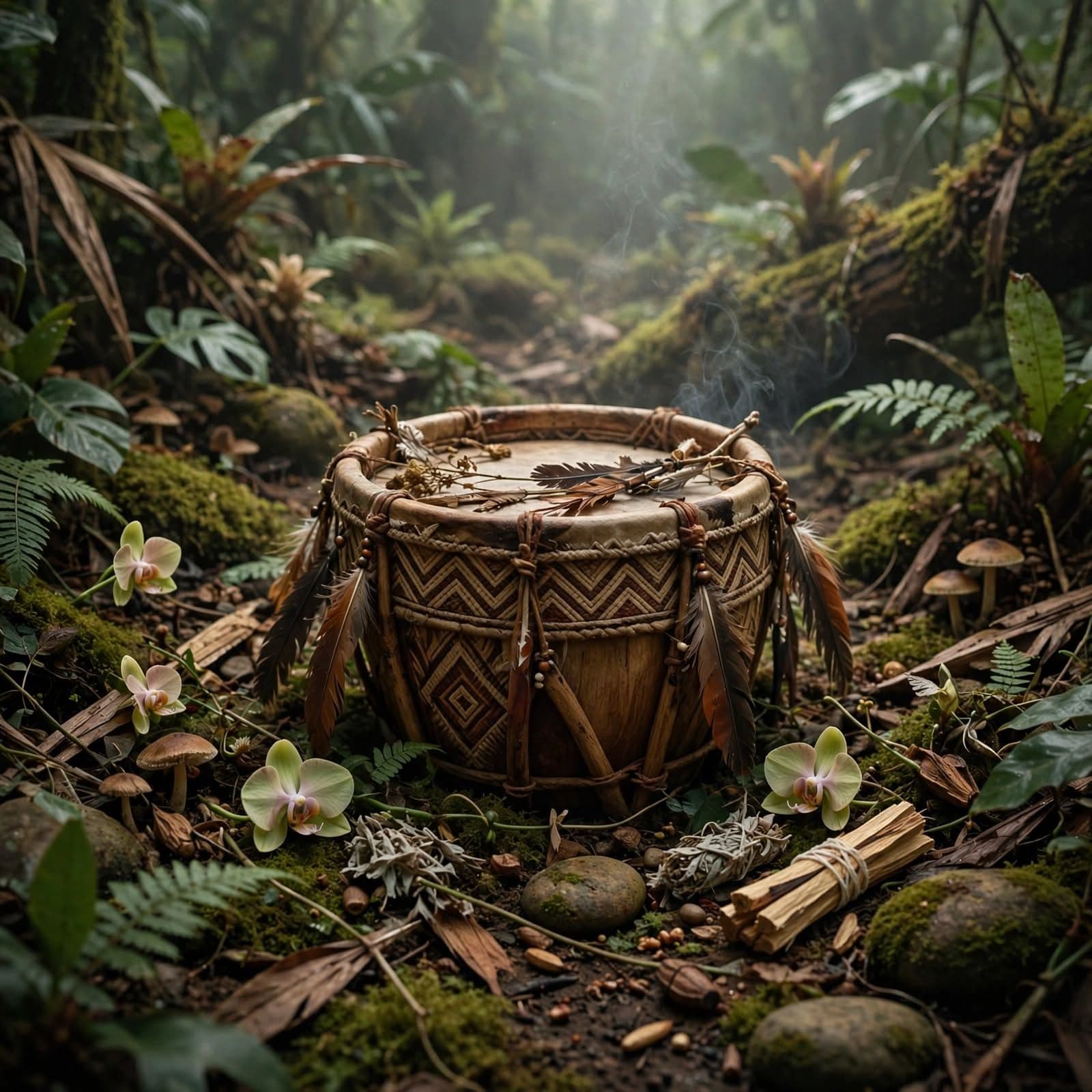 Sacred Earth Rhythm Amazon Tribal Music