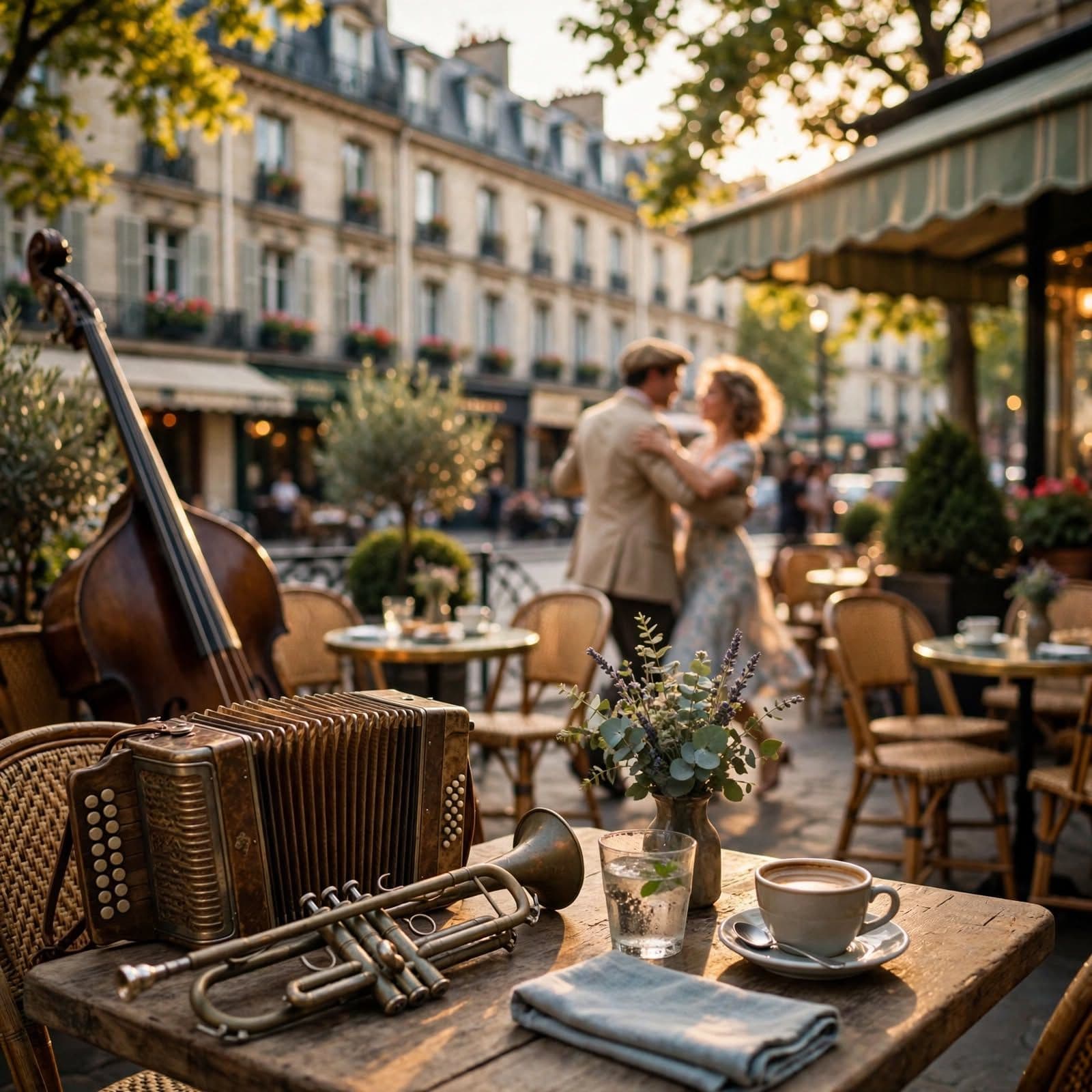 Parisian Café Waltz (Take 2) French Jazz Cafe Music
