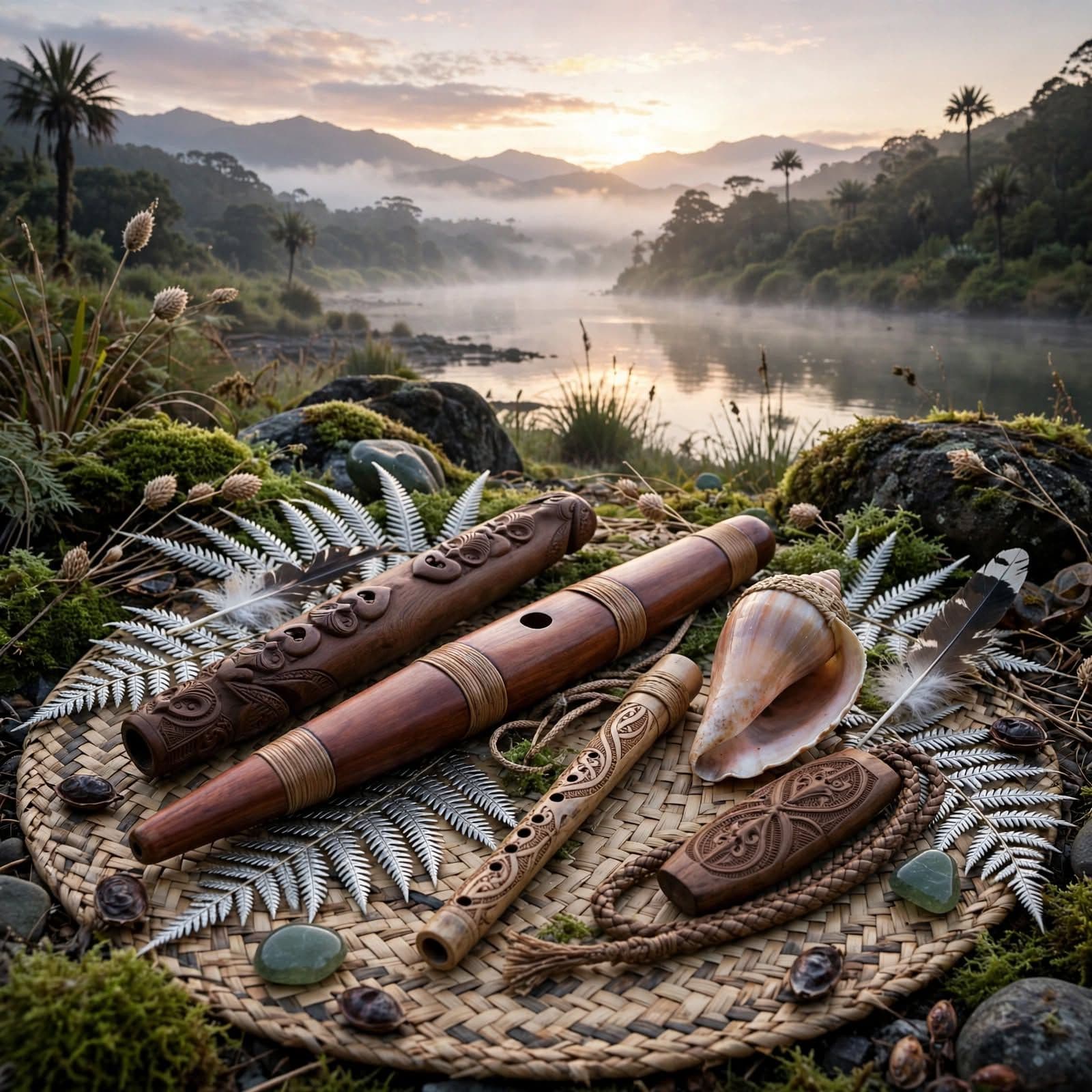 Maori Ceremonial Dawn Taonga Puoro New Zealand Indigenous Music