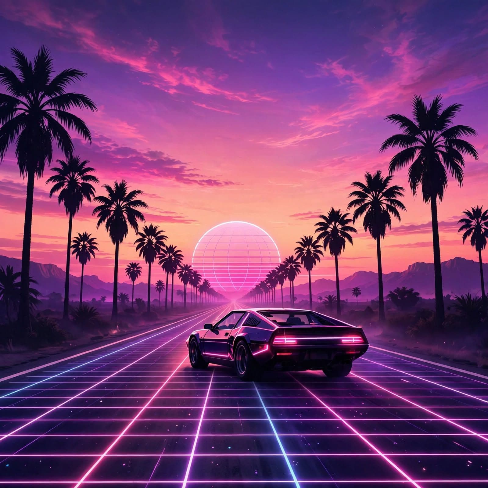 Open Road Synthwave Music