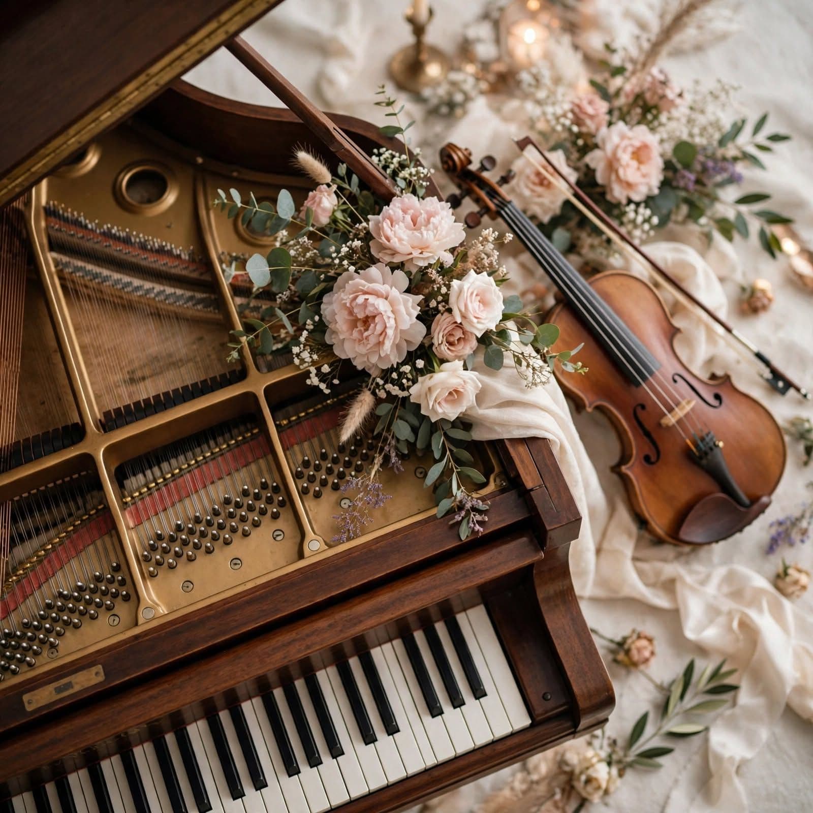 Piano for Wedding Videos Romantic Ceremony Strings