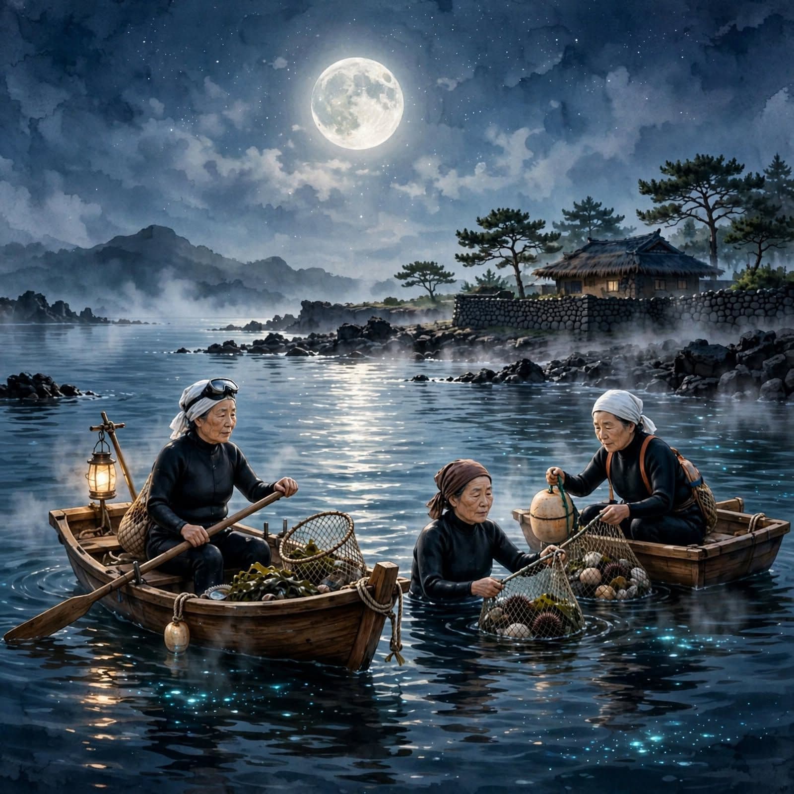 Korean Moonlit Haenyeo Traditional Music