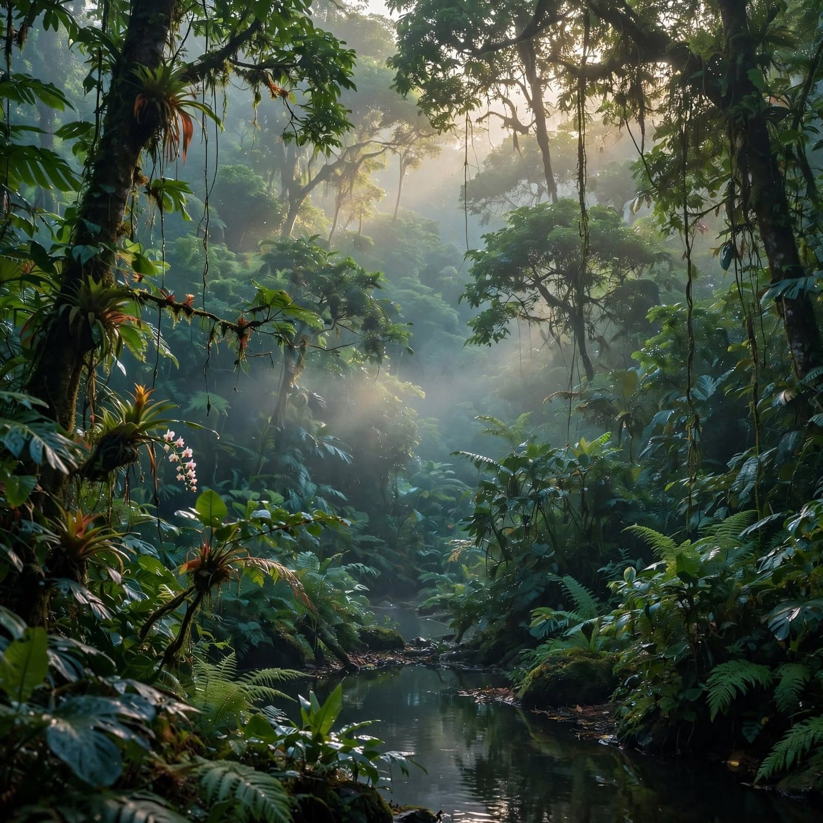 Brazilian Rainforest Morning