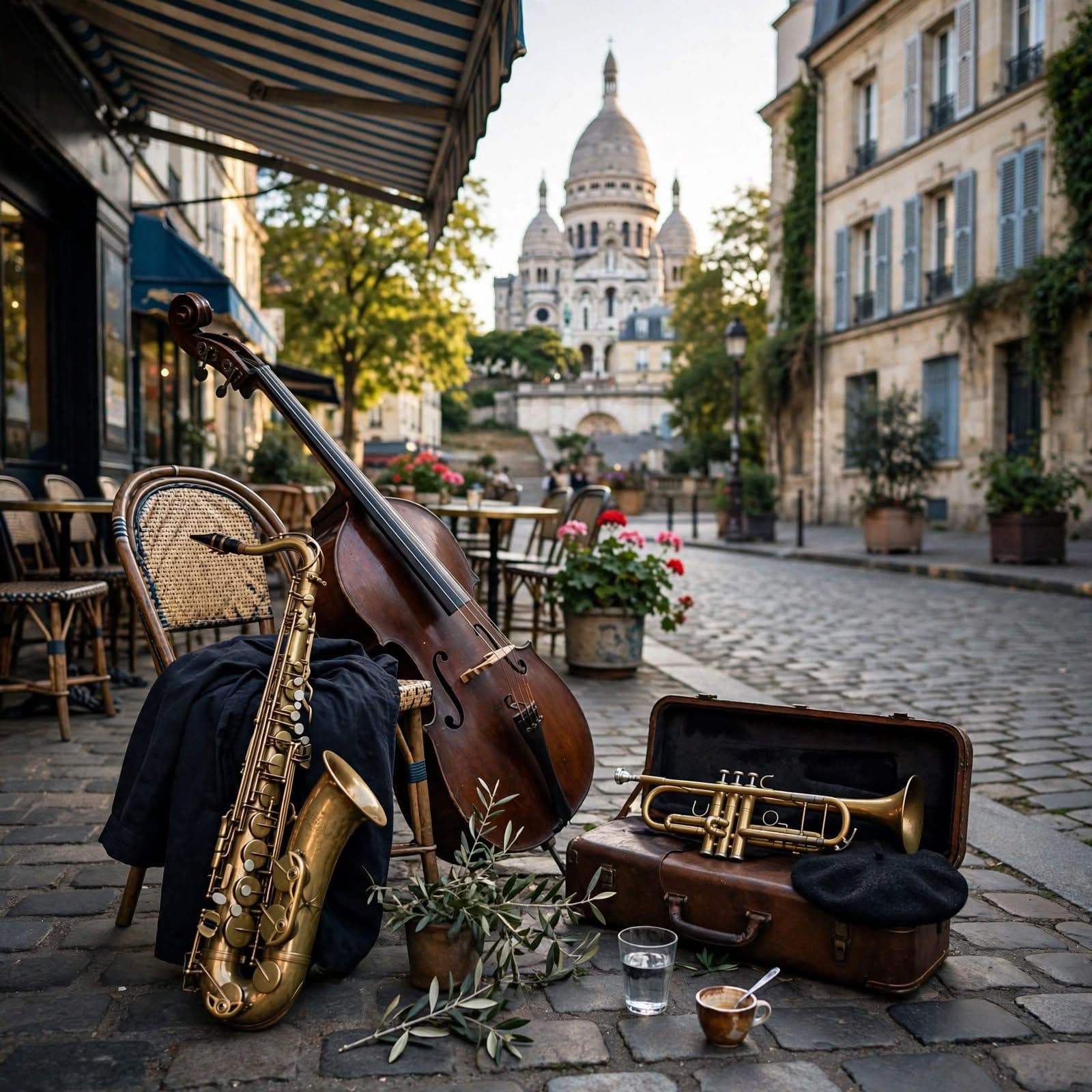 Montmartre Afternoon (Take 3 - Part 2) French Jazz Music
