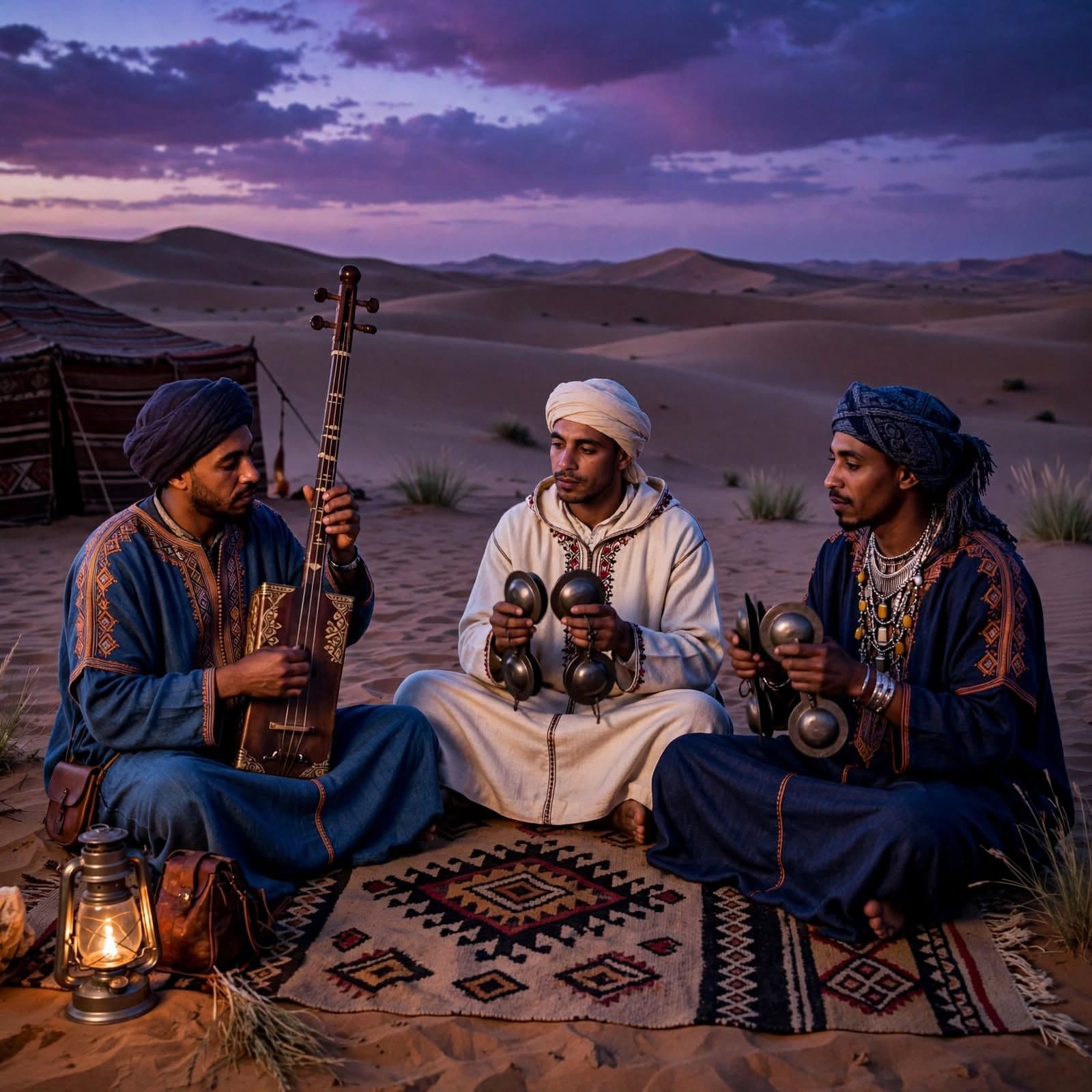 Moroccan Desert Dusk Gnawa World Music