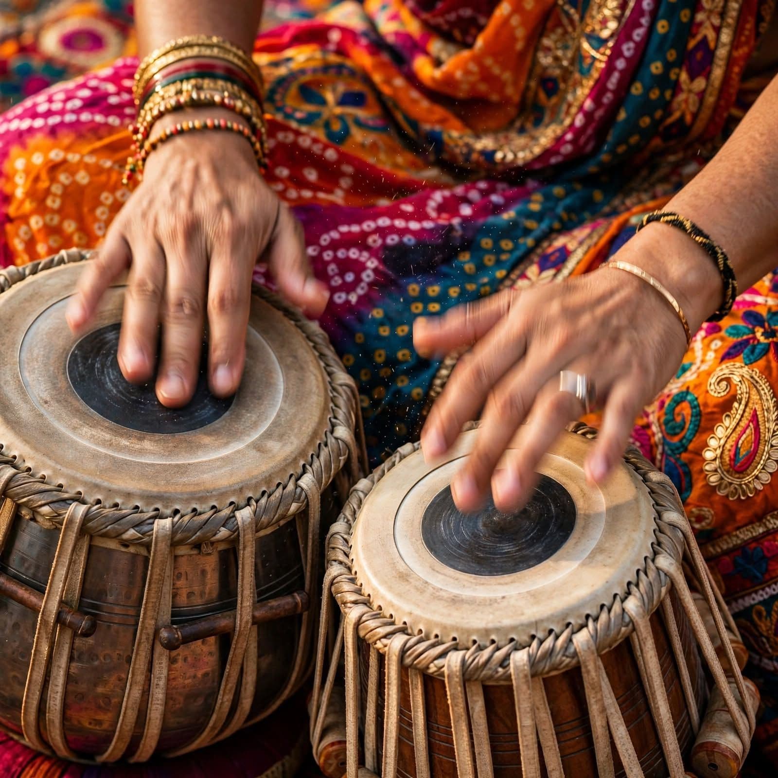 Tabla Drum Roll Sound Effect