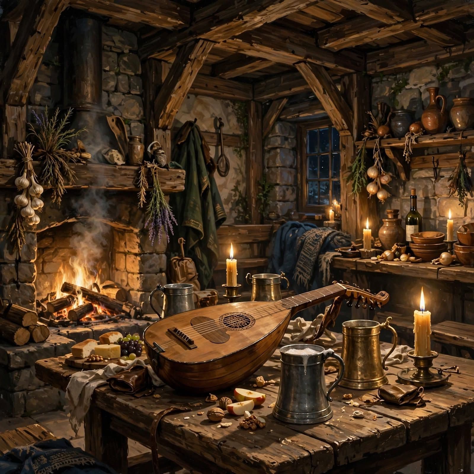 Medieval European Tavern Hurdy Gurdy Fantasy Music