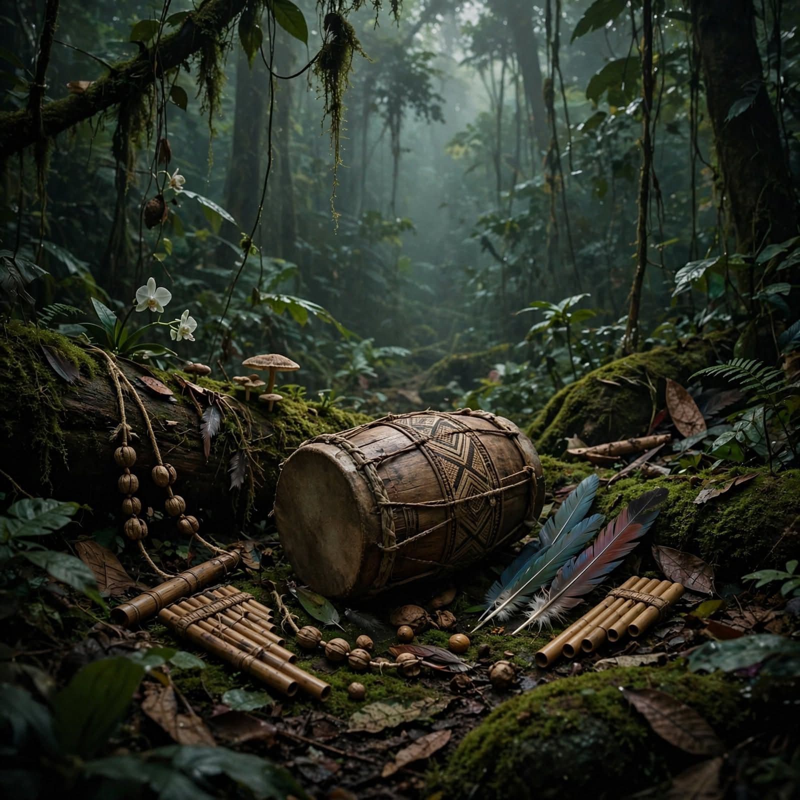Deep Forest Echoes Amazon Tribal Music