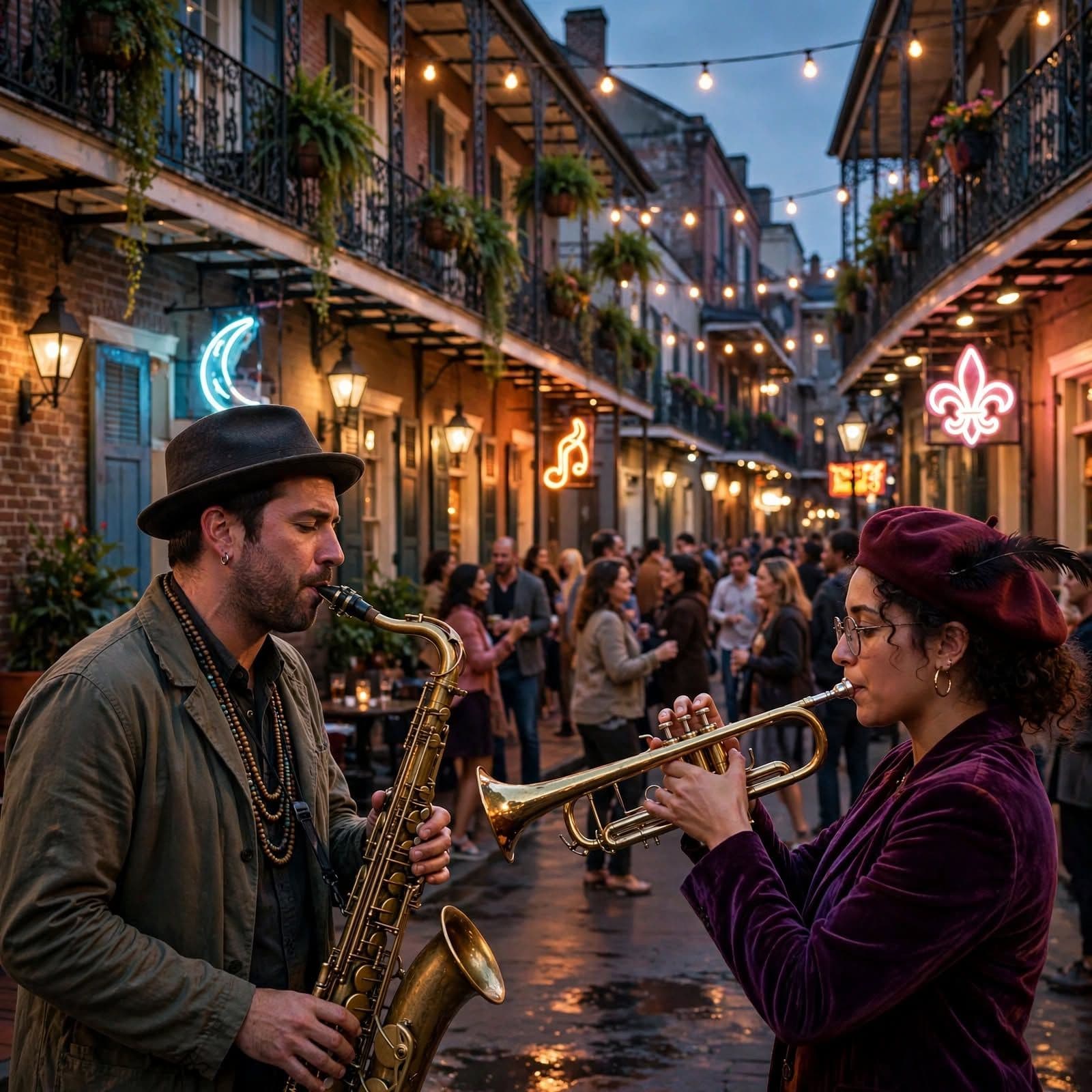 New Orleans Jazz Walk Street Jazz Music