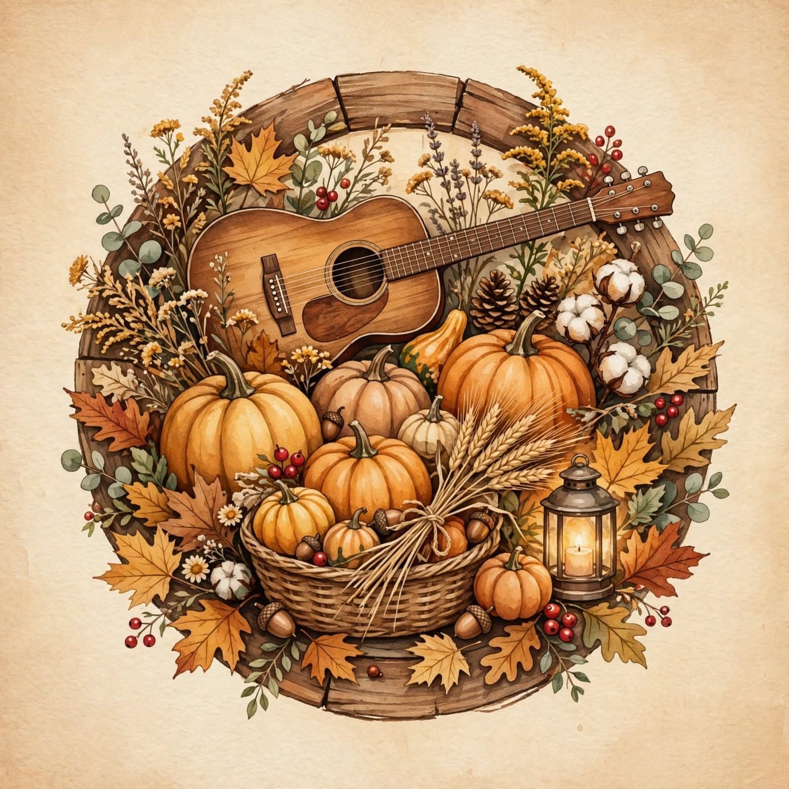 Thanksgiving Harvest Warm Americana Folk Music