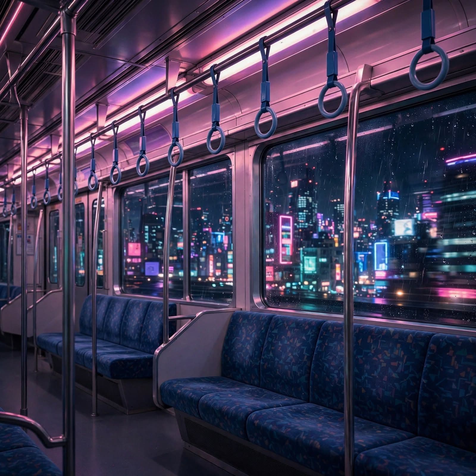 Tokyo Subway at Midnight Japanese City Pop Music