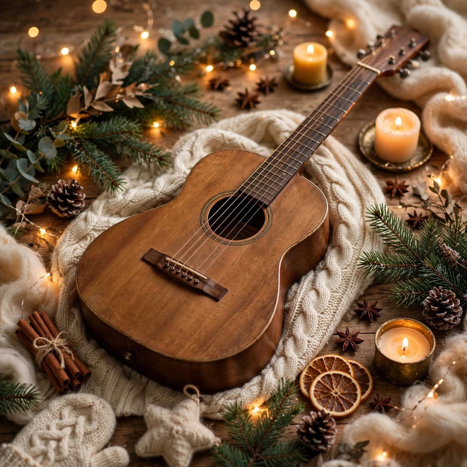 Christmas Cozy Background Music Festive Acoustic Audio