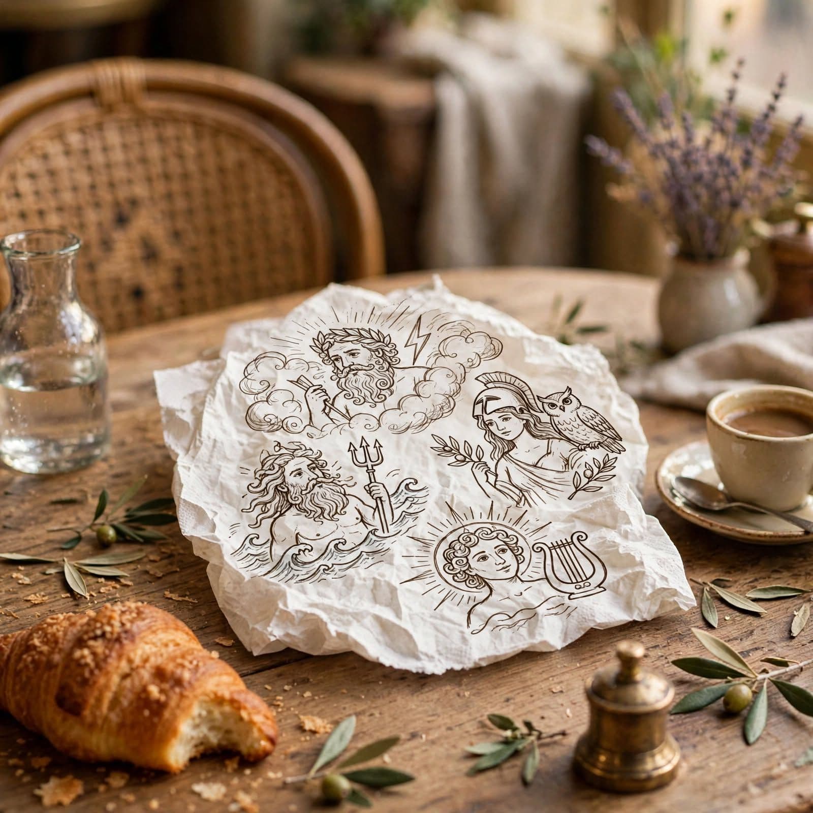 Paper Napkin Gods
