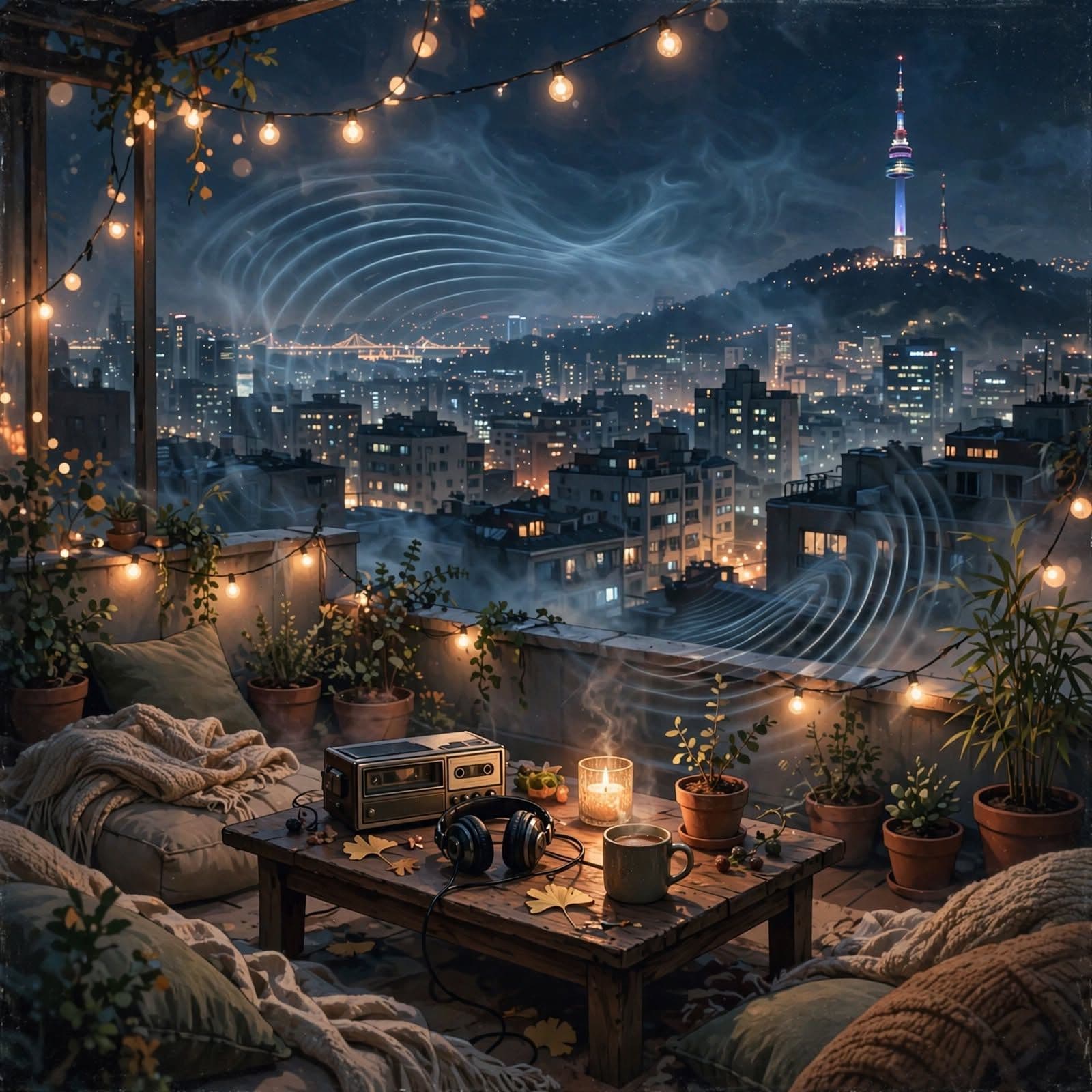 Seoul Rooftop Echoes 2 Korean Lo-Fi Beats
